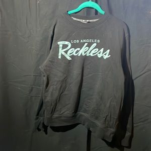 Young and Reckless - XL Black Crewneck Sweatshirt